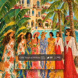 Girls' Tropical Holiday Jigsaw Puzzle 1000 Pieces
