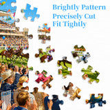 Horse Racing Extravaganza Jigsaw Puzzle 1000 Pieces