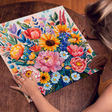 Vibrant Flowers Jigsaw Puzzle 1000 Pieces