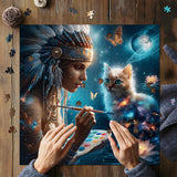 Painted Galaxy Jigsaw Puzzle 1000 Pieces