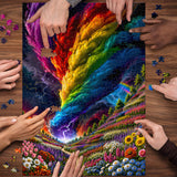 Rainbow Tornado Jigsaw Puzzle 1000 Pieces
