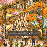 Pumpkin Festival Fun Jigsaw Puzzle 1000 Pieces