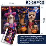 Alpacas' Halloween Jigsaw Puzzle 1000 Pieces