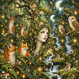 Forest Enchantress Jigsaw Puzzle 1000 Pieces