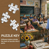 Vintage Classroom Time Jigsaw Puzzle 1000 Pieces