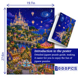 Dreamy Castle Town Jigsaw Puzzle 1000 Pieces