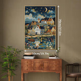 Silent Brook Village Jigsaw Puzzle 1000 Pieces