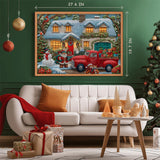 Snowy Cozy Home Jigsaw Puzzle 1000 Pieces
