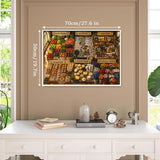 Village Market Jigsaw Puzzle 1000 Pieces