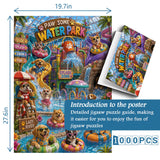 Cute Pet Water Park Jigsaw Puzzle 1000 Pieces
