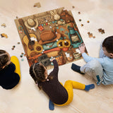 Cowboy's Camp Jigsaw Puzzle 1000 Pieces