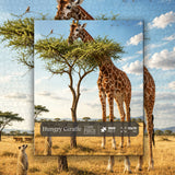 Hungry Giraffe Jigsaw Puzzle 1000 Pieces