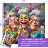Silver Hair Carnival Jigsaw Puzzle 1000 Pieces
