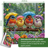 Rainy Birds Jigsaw Puzzle 1000 Pieces