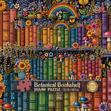 Botanical Bookshelf Jigsaw Puzzle 1000 Pieces