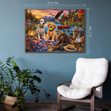 Lakeside Puppy Retreat Jigsaw Puzzle 1000 Pieces