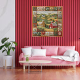 Quilted Countryside Jigsaw Puzzle 1000 Pieces