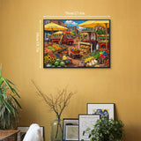 Village Farmers Market Jigsaw Puzzle 1000 Pieces