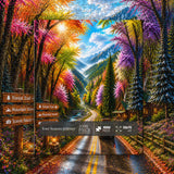 Four Seasons Journey Jigsaw Puzzle 1000 Pieces