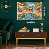 Tea by the Koi Pond Jigsaw Puzzle 1000 Pieces