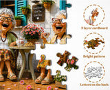 Grandmas' Happy Tea Party Jigsaw Puzzle 1000 Pieces
