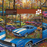 Autumn Muscle Cars Jigsaw Puzzle 1000 Pieces