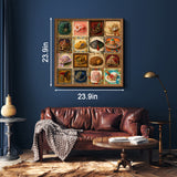 Vintage Hat Collage Jigsaw Puzzle 1000 Pieces