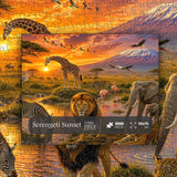 Serengeti Sunset Jigsaw Puzzle 1000 Pieces