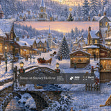 Xmas at Snowy Hollow Jigsaw Puzzle 1000 Pieces