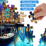 Canal Starry Night Jigsaw Puzzle 1000 Pieces