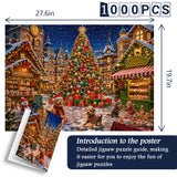 Snowy Bazaar Jigsaw Puzzle 1000 Pieces