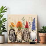 Flower Crown Owls Jigsaw Puzzle 1000 Pieces