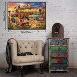 Coastal Sunset Diner Jigsaw Puzzle 1000 Pieces