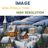 Snowy Night Tale Jigsaw Puzzle 1000 Pieces