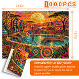 Gilded Sunset Bath Jigsaw Puzzle 1000 Pieces