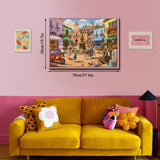 Provence Town Square Jigsaw Puzzle 1000 Pieces