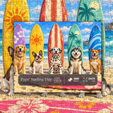 Pups' Surfing Day Jigsaw Puzzle 1000 Pieces