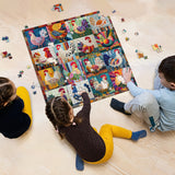 Patchwork Chickens Jigsaw Puzzle 1000 Pieces