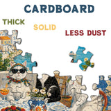 Cats' Coastal Holiday Jigsaw Puzzle 1000 Pieces