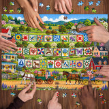 Patchwork Harvest Jigsaw Puzzle 1000 Pieces