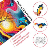Impasto Art Tree Jigsaw Puzzle 1000 Pieces