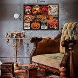 Halloween Retro Poster Jigsaw Puzzle 1000 Pieces