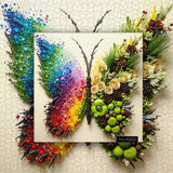 Botanical Butterfly Jigsaw Puzzle 1000 Pieces