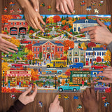 Autumn Town Life Jigsaw Puzzle 1000 Pieces
