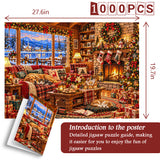 Cozy Christmas Cabin Jigsaw Puzzle 1000 Pieces