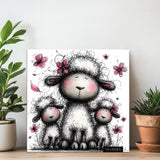Abstract Sheep Art Jigsaw Puzzle 1000 Pieces