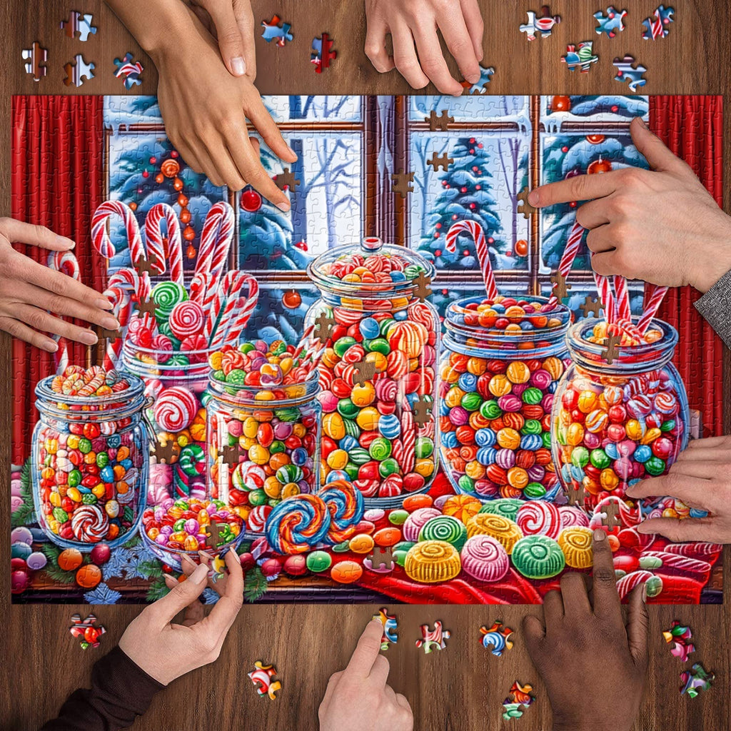 Candy Jar Jigsaw Puzzles 1000 Pieces bboldin