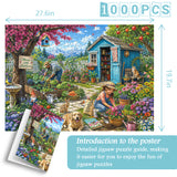Garden Courtyard Jigsaw Puzzle 1000 Pieces