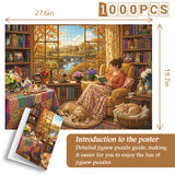 Autumn Reading Jigsaw Puzzle 1000 Pieces