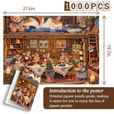 Don’t Wake the Cat Jigsaw Puzzle 1000 Pieces